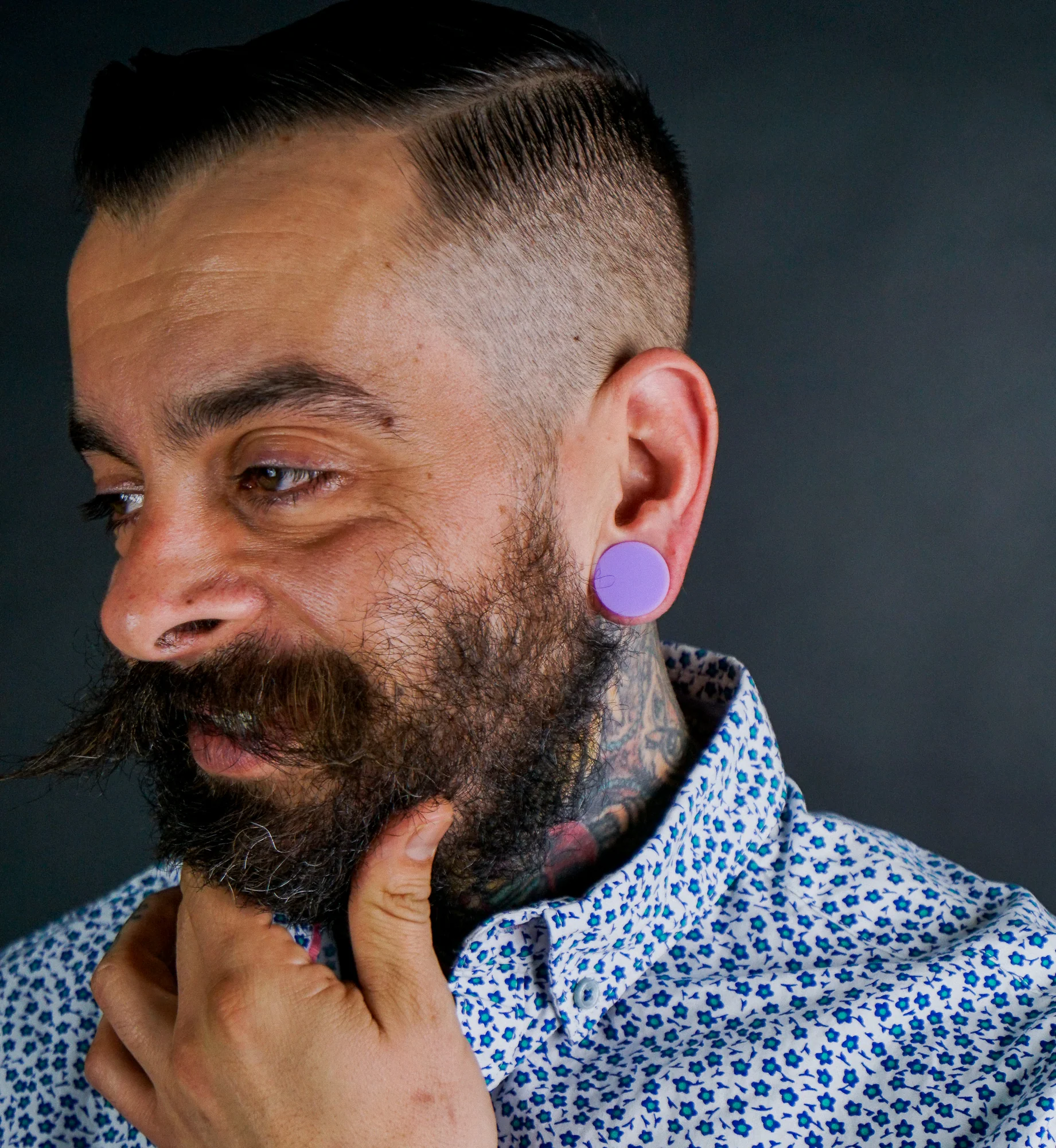 Double Flare Matte Lavender Silicone Plugs - Mrs Treak