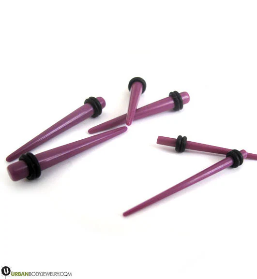 Acrylic Purple Taper - Mrs Treak