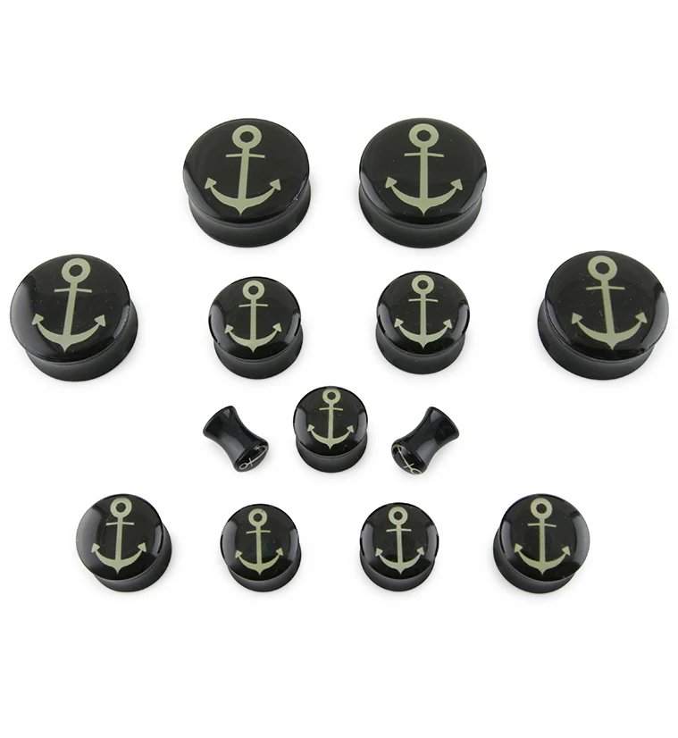 Black Anchor Plugs - Mrs Treak