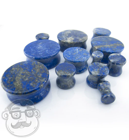 Lapis Lazuli Stone Plugs - Mrs Treak
