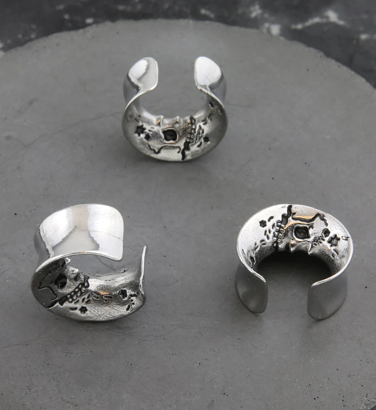 Skeleton Crescent Stainless Steel Saddles - Mrs Treak