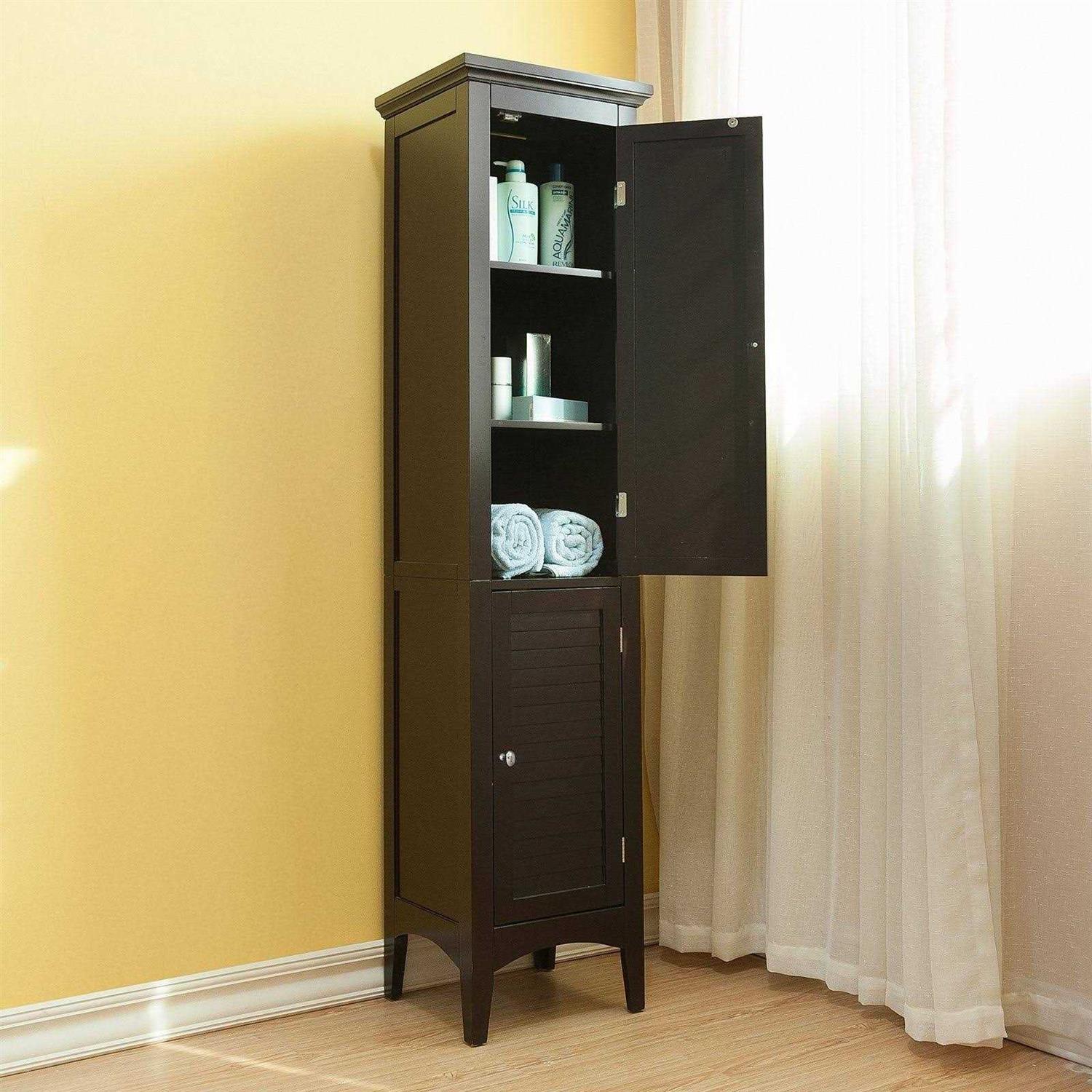 Teamson Home Delaney Wooden Linen Cabinet with Drawer - MT - Mrs Treak