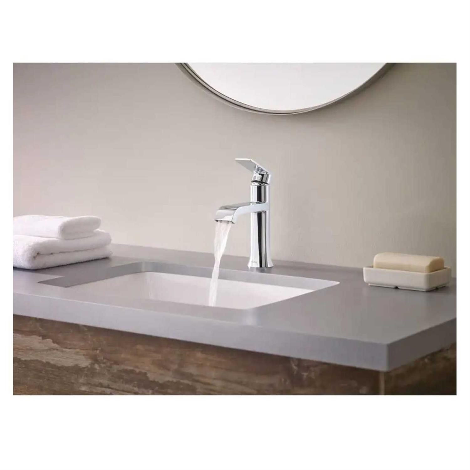 Moen Genta Single Hole Single-Handle Bathroom Faucet - MT - Mrs Treak