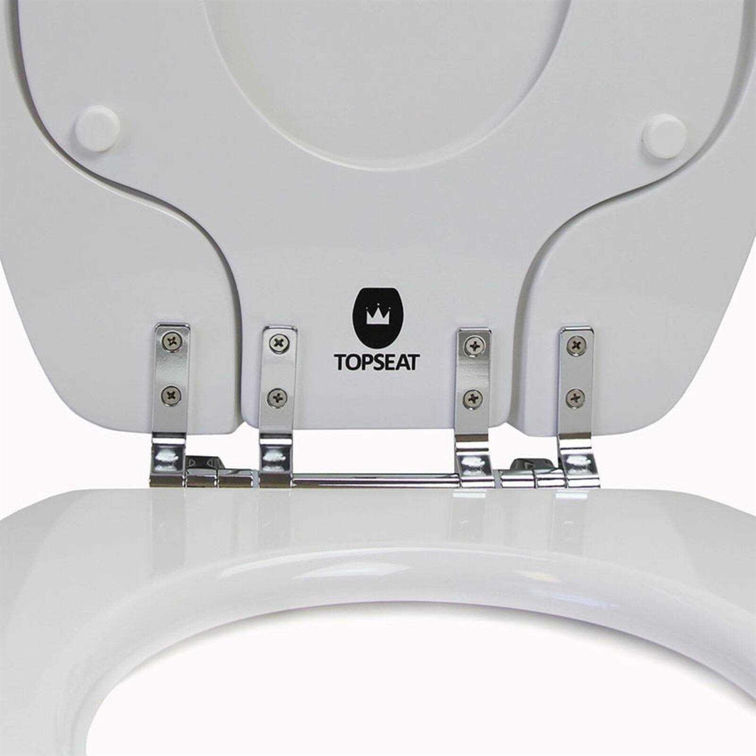 Topseat 6TS2E9902SL Art of Acryl Elongated Toilet Seat - MT - Mrs Treak