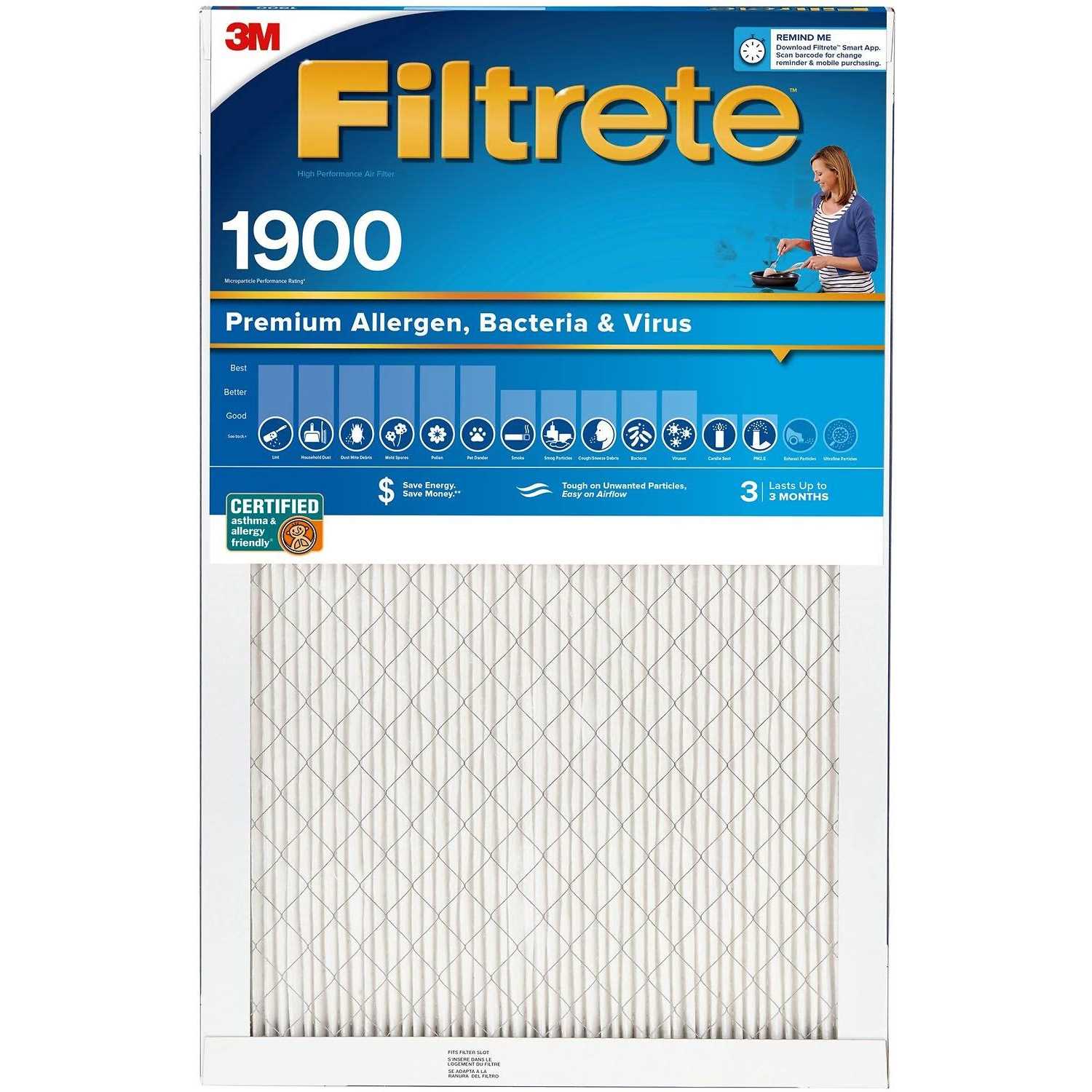 Filtrete 16x25x1 2pk Allergen Defense Air Filter 1000 MPR - MT - Mrs Treak