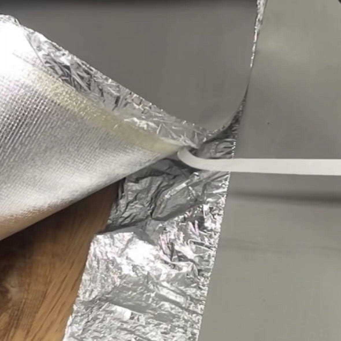 Dekorman Premium Plus T 120 mil Acoustic Underlayment with Silver Foil for Laminate Floor - MT - Mrs Treak