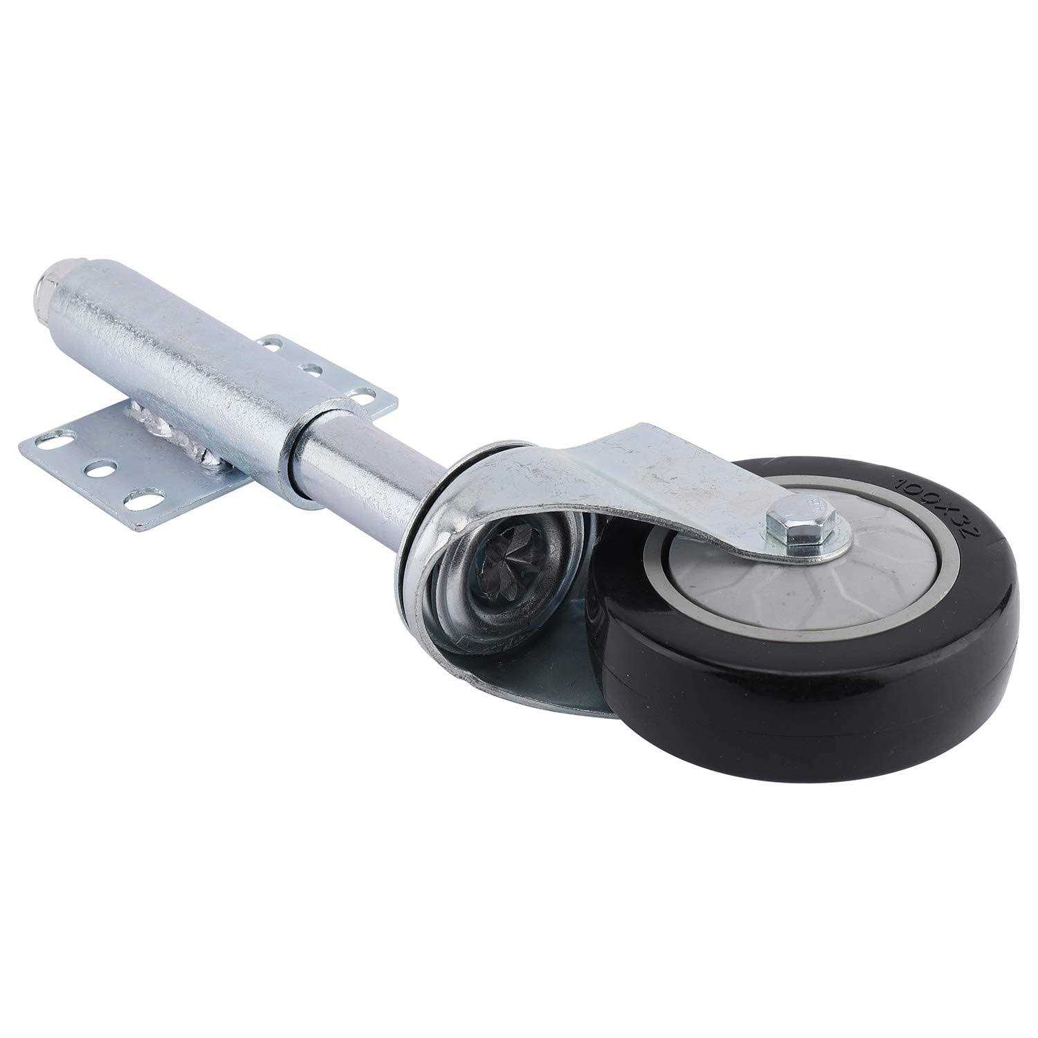 Yaegoo 4 PU Gate Heavy Duty Spring Loaded Swivel Caster - MT - Mrs Treak