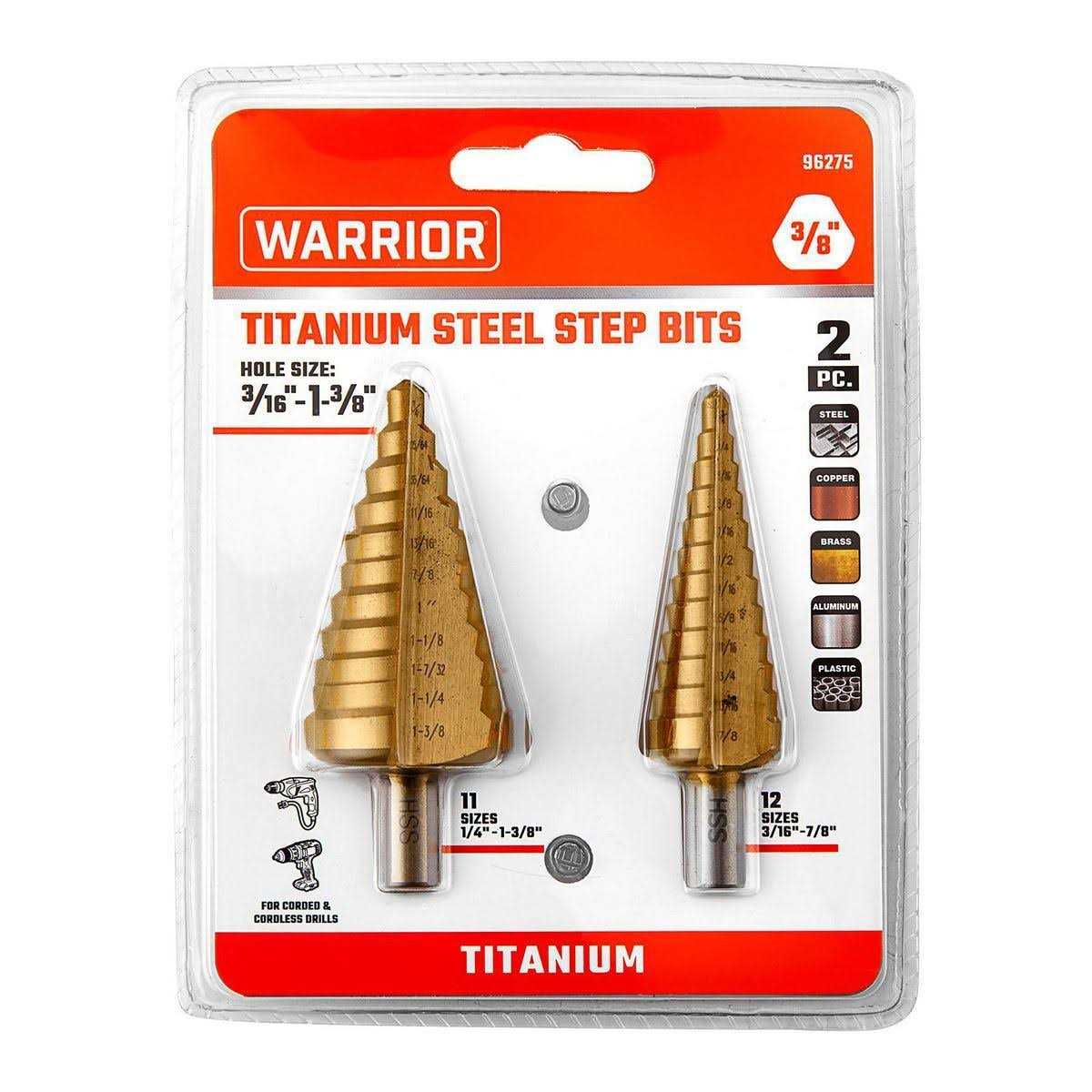 Warrior Titanium Nitride High Speed Steel Drill Bit Set 29 Piece - MT - Mrs Treak