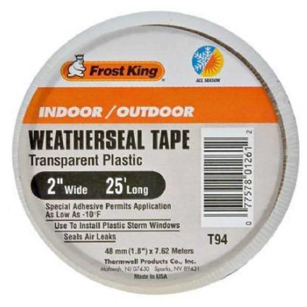 Frost King Clear Plastic Weatherseal Tape - MT - Mrs Treak