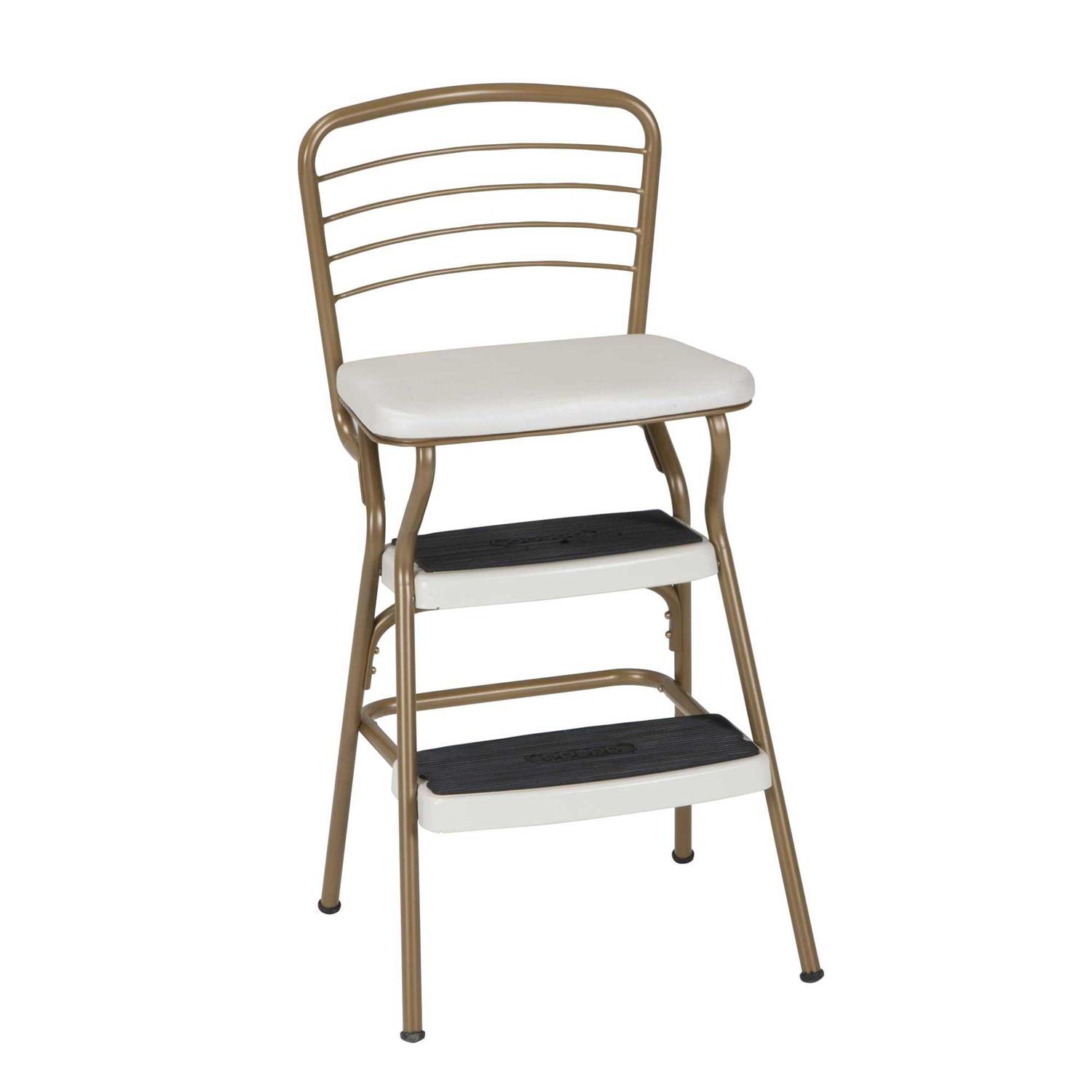 Cosco Stylaire Retro Chair/Step Stool with Flip-Up Seat - Mrs Treak