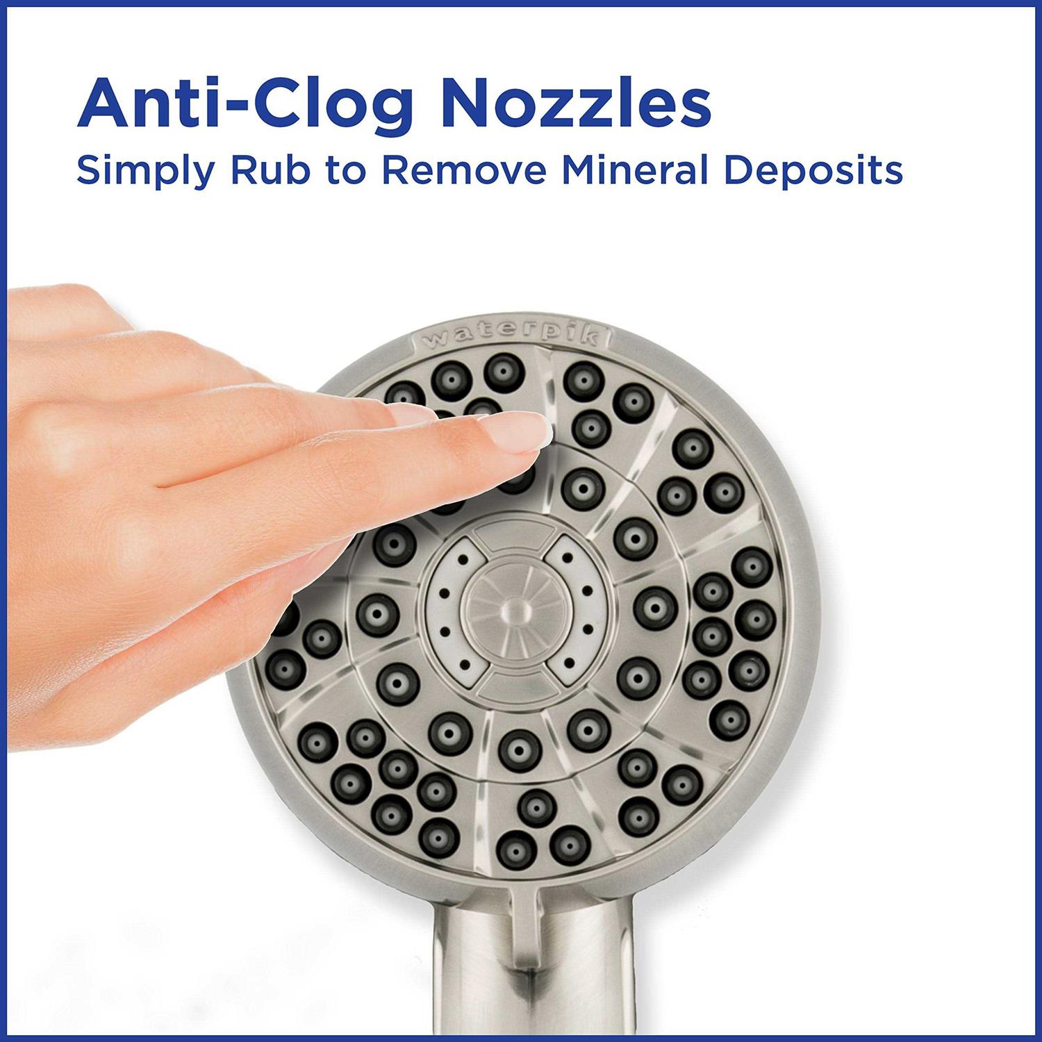 Waterpik ETC-443E EcoFlow Hand-Held Shower Head,Chrome - MT - Mrs Treak