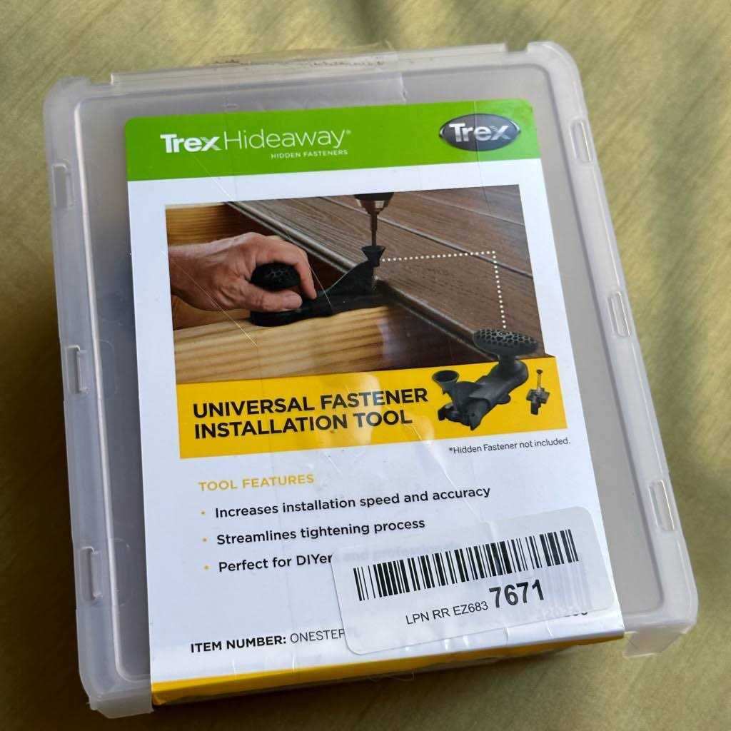 Trex Hideaway Universal Hidden Fasteners - MT - Mrs Treak