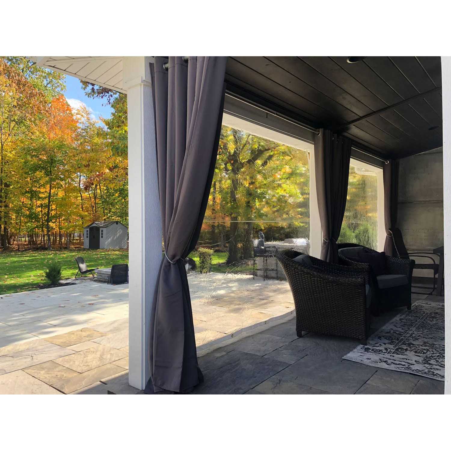 Mytee Products Black Heavy Duty 6 Oz 70% Shade Mesh Tarps with Grommets ROLL-Off - MT - Mrs Treak