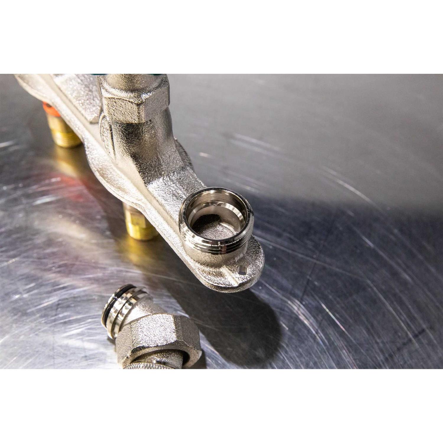 Prier Angle Sill Faucet C-135 Satin Nickel Plated - MT - Mrs Treak