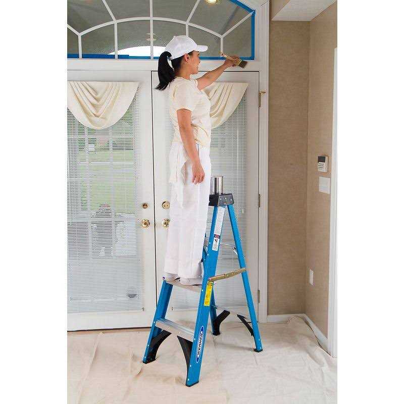 Werner 4 ft Type II Aluminum Step Ladder 354 - MT - Mrs Treak