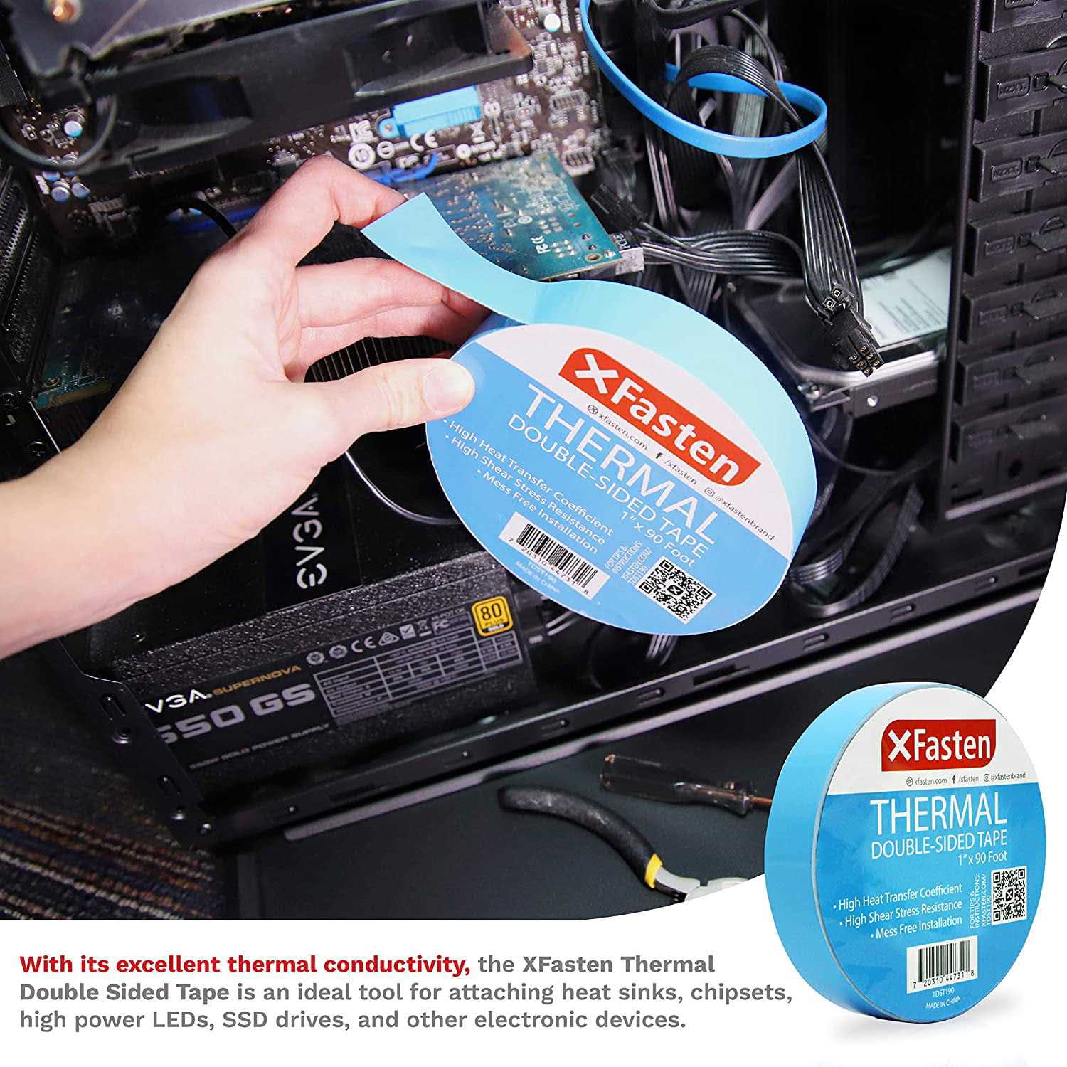 Xfasten Silicone Self Fusing Tape 1-Inch x 36-Foot Silicone Repair Tape - MT - Mrs Treak