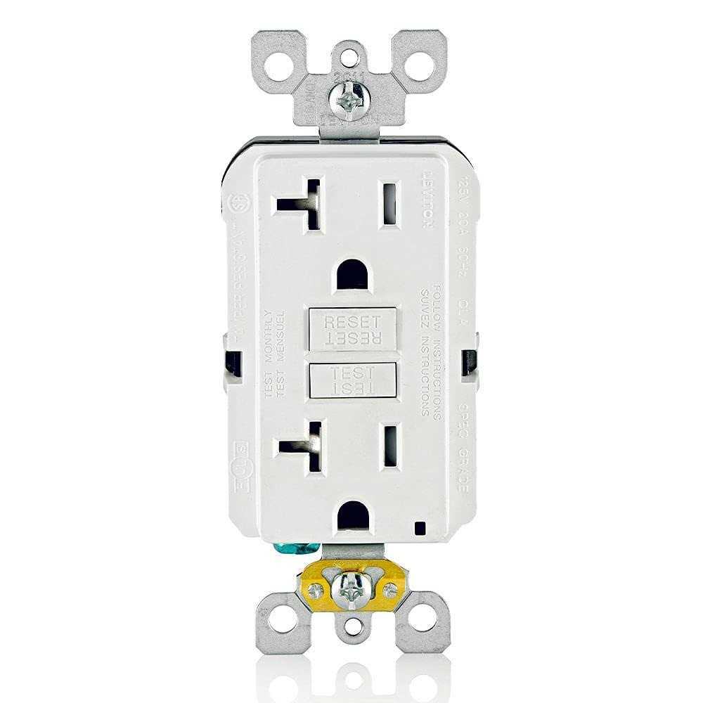 Leviton GFTR2-5LW 20A 125V Receptacle - MT - Mrs Treak