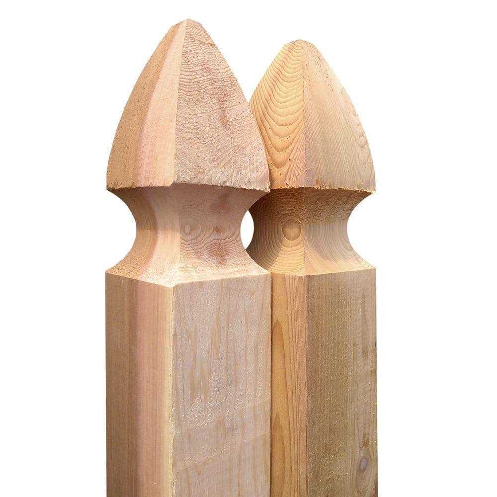 Outdoor Essentials 3/4 in. x 3-1/2 in. x 42 in. Pressure Treated Pine French Gothic Fence Pickets - MT - Mrs Treak