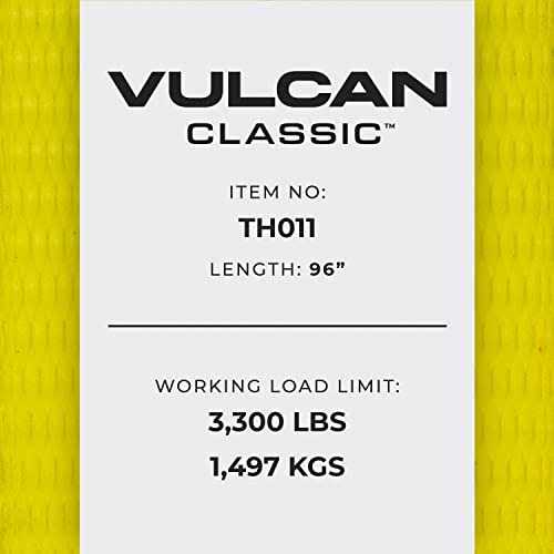 Vulcan Car Tie Down with Snap Hooks Lasso Style 2 Inch x 96 Inch - MT - Mrs Treak