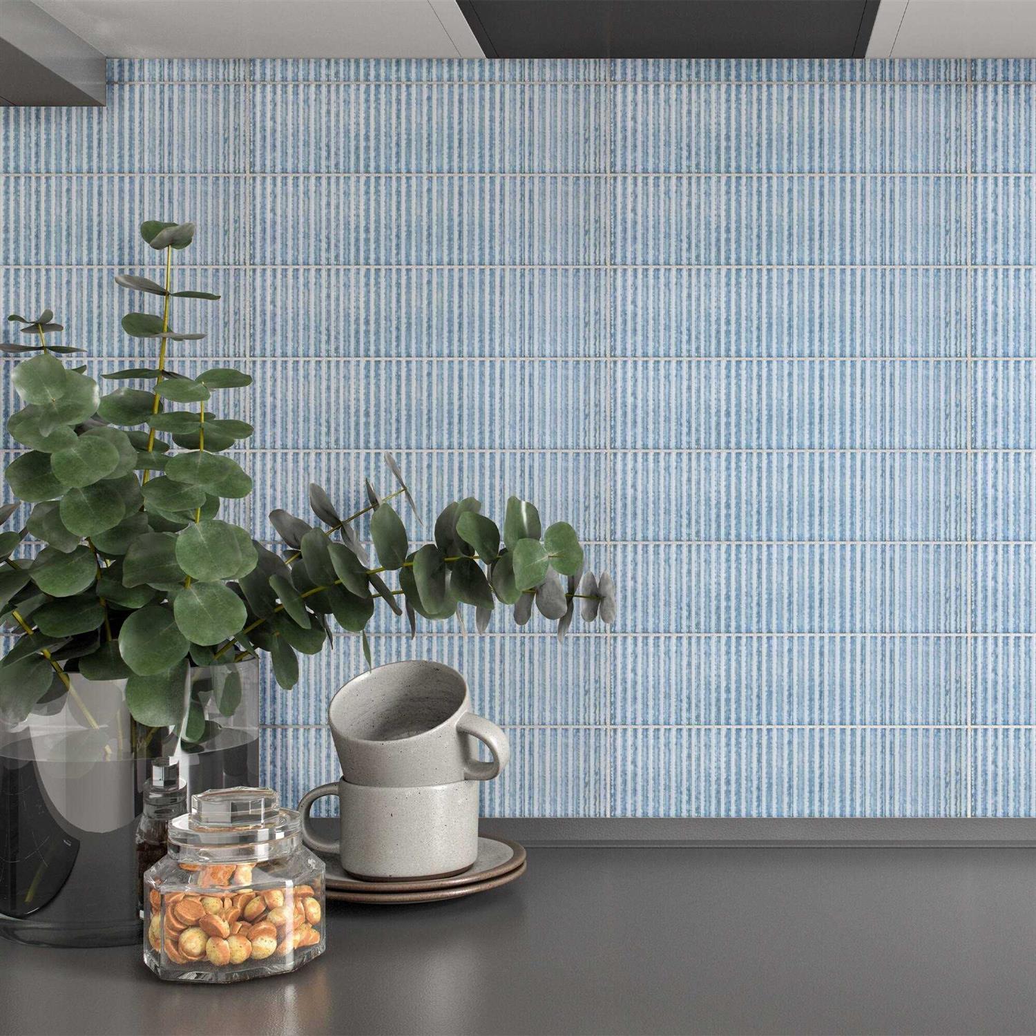 MOLOVO Soldeu 2.95 in. x 11.81 in. Polished Ceramic Wall Tile - MT - Mrs Treak