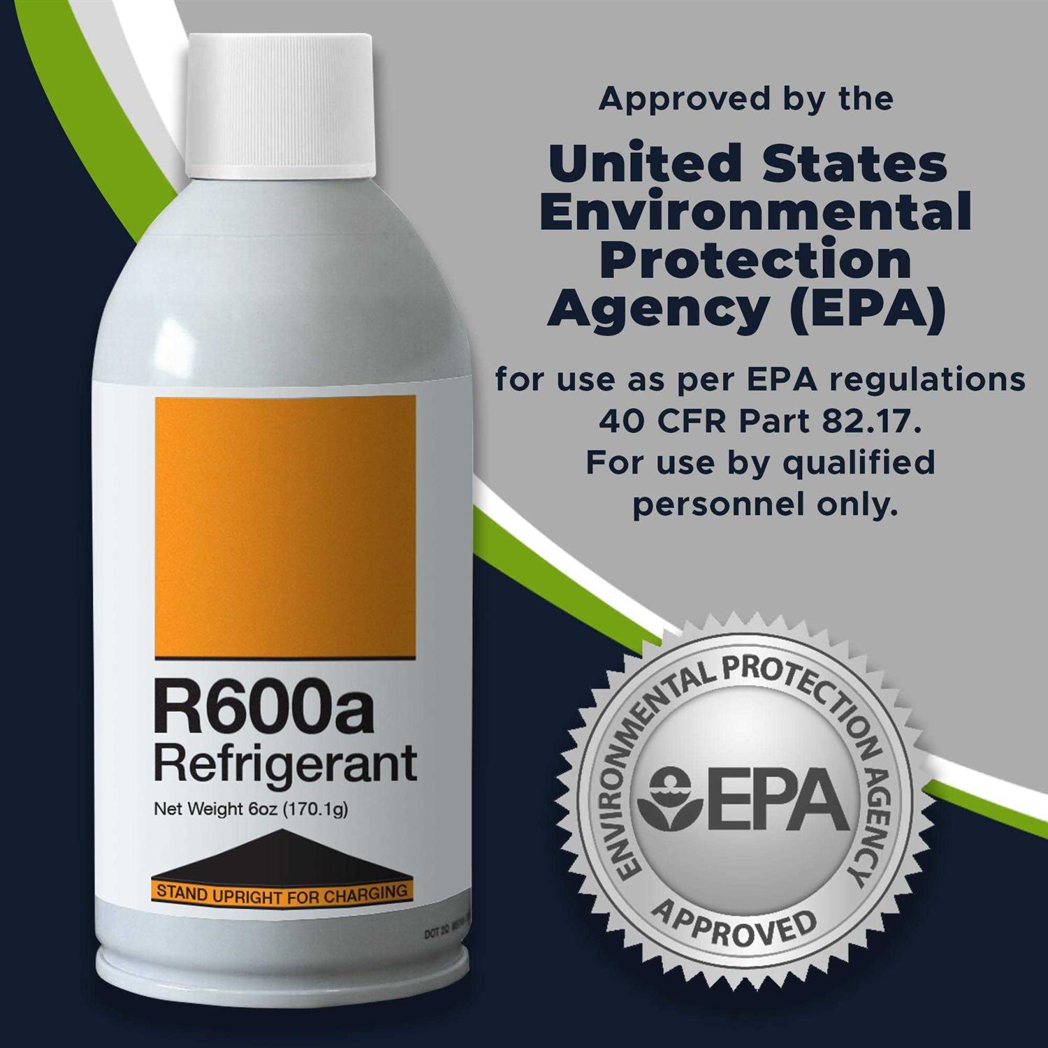 Leak Saver R290 Refrigerant 8oz Upright Charging Self Sealing Can - MT - Mrs Treak