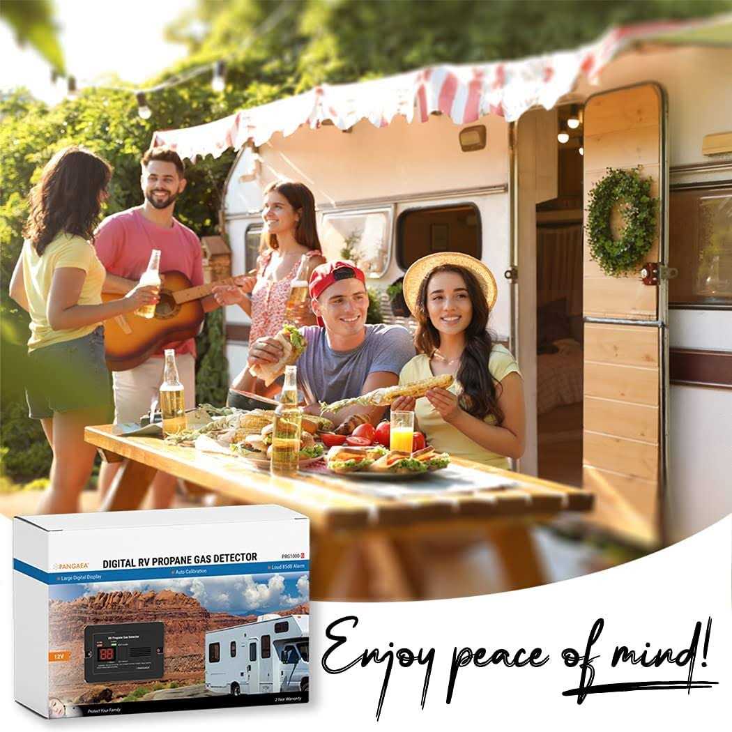 Pangaea Digital RV Propane Gas Detector with 85dB Loud Alarm - MT - Mrs Treak