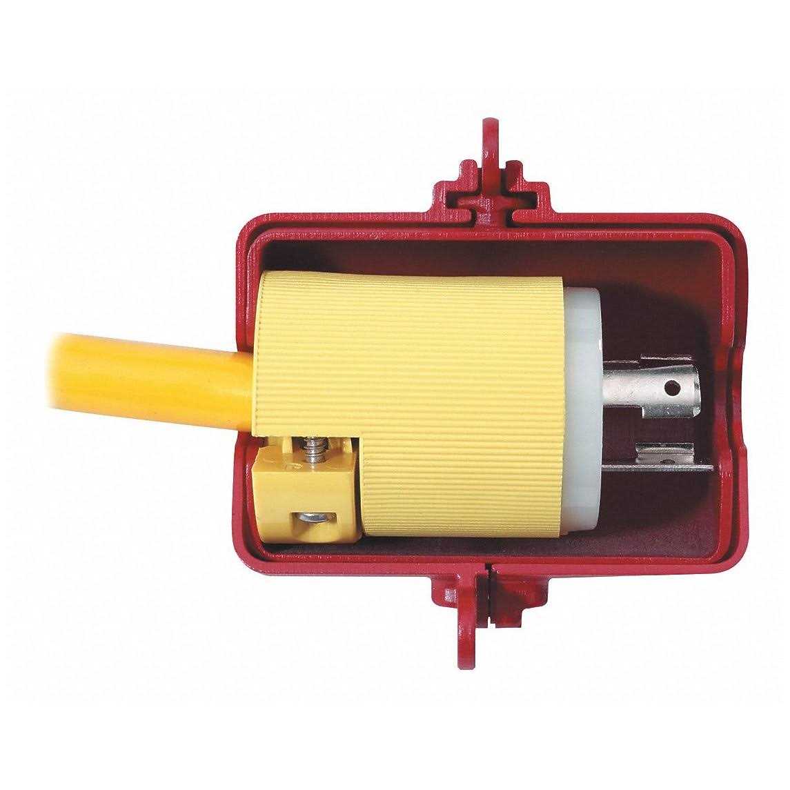 Electrical Plug Cover Lockout – Large – Master Lock – Pack of 2 – H-3436 - MT - Mrs Treak