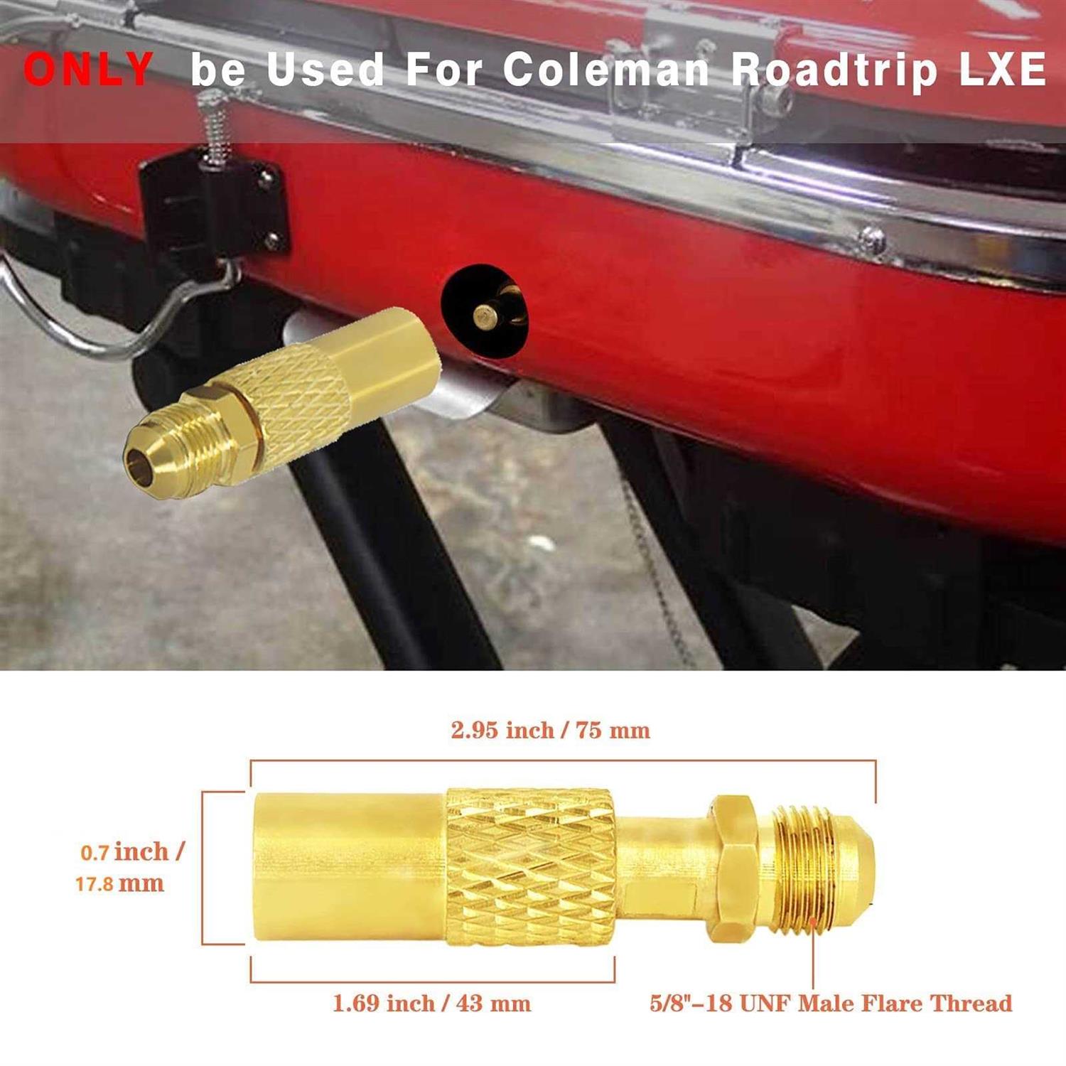 MCAMPAS 8FT Low Pressure Propane Quick Connect Hose,QCC1 Universal Grill Regulator Replacement Parts with 1/4 Quick Propane Elbow Adapter for 17 - MT - Mrs Treak