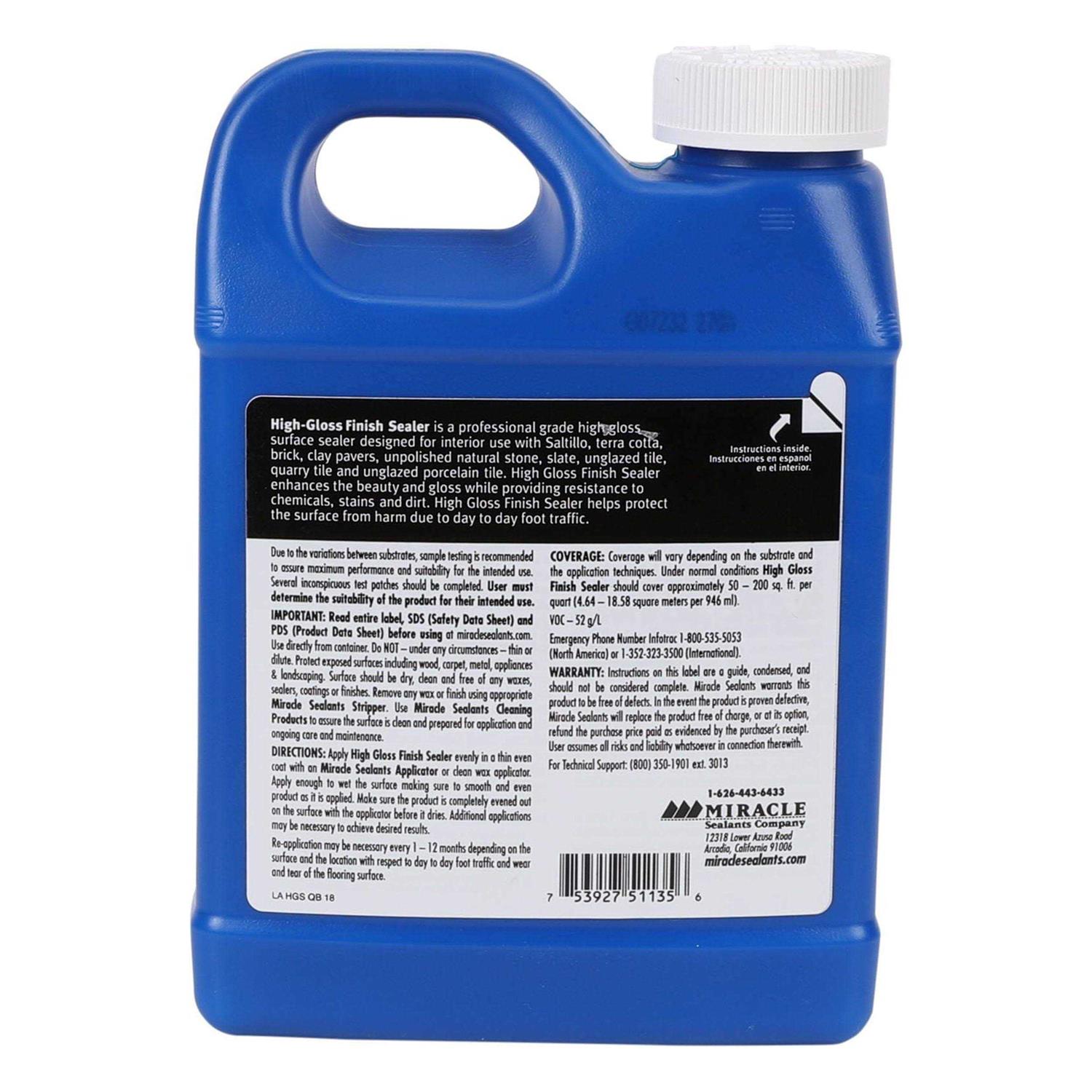 Miracle Sealants Heavy Duty Acid Cleaner HDAC6QT - MT - Mrs Treak