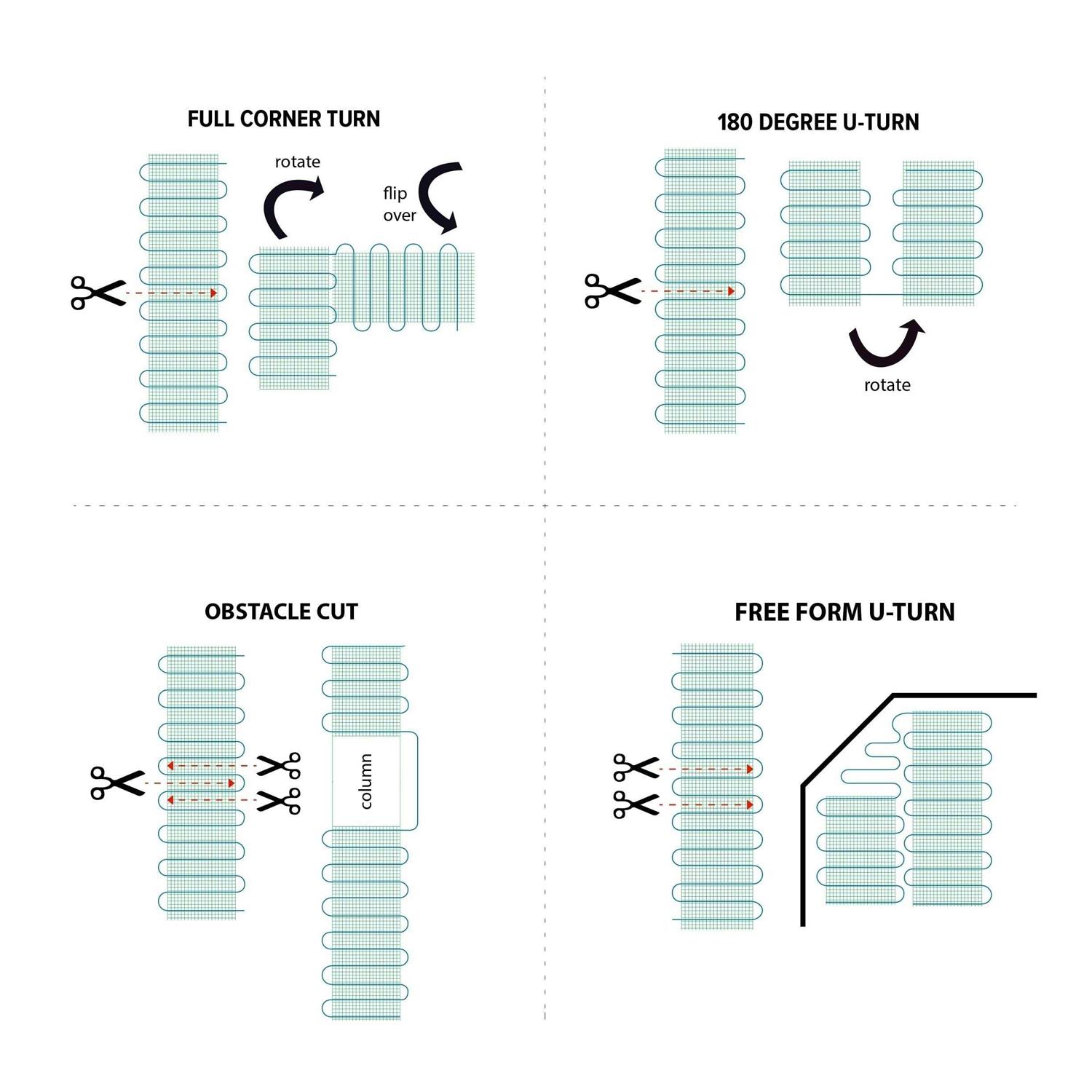 WarmlyYours Tempzone 120V Flex Roll - MT - Mrs Treak