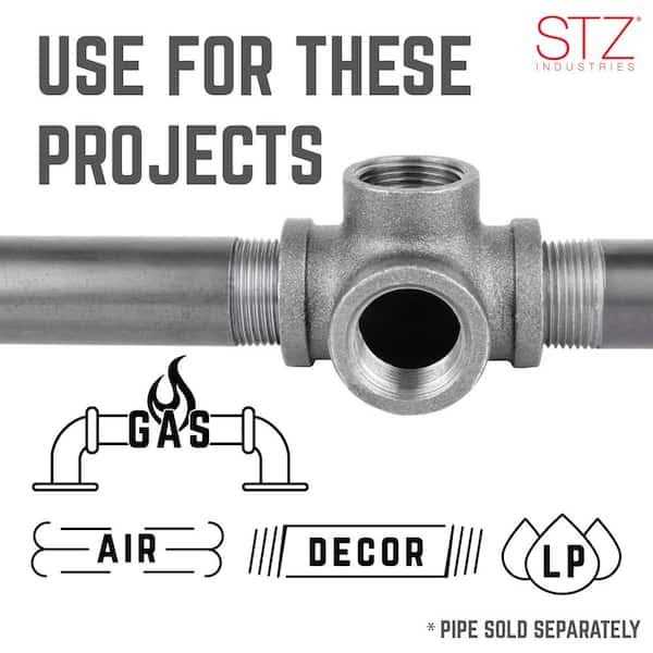 STZ Black Iron Side Outlet Tee - MT - Mrs Treak