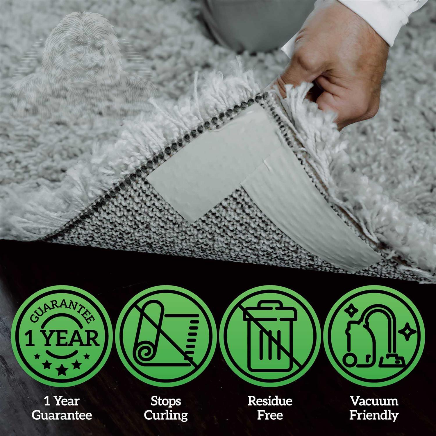 WickedGood Carpet Tape with Liner Double Sided Multi-Purpose Rug Tape - MT - Mrs Treak