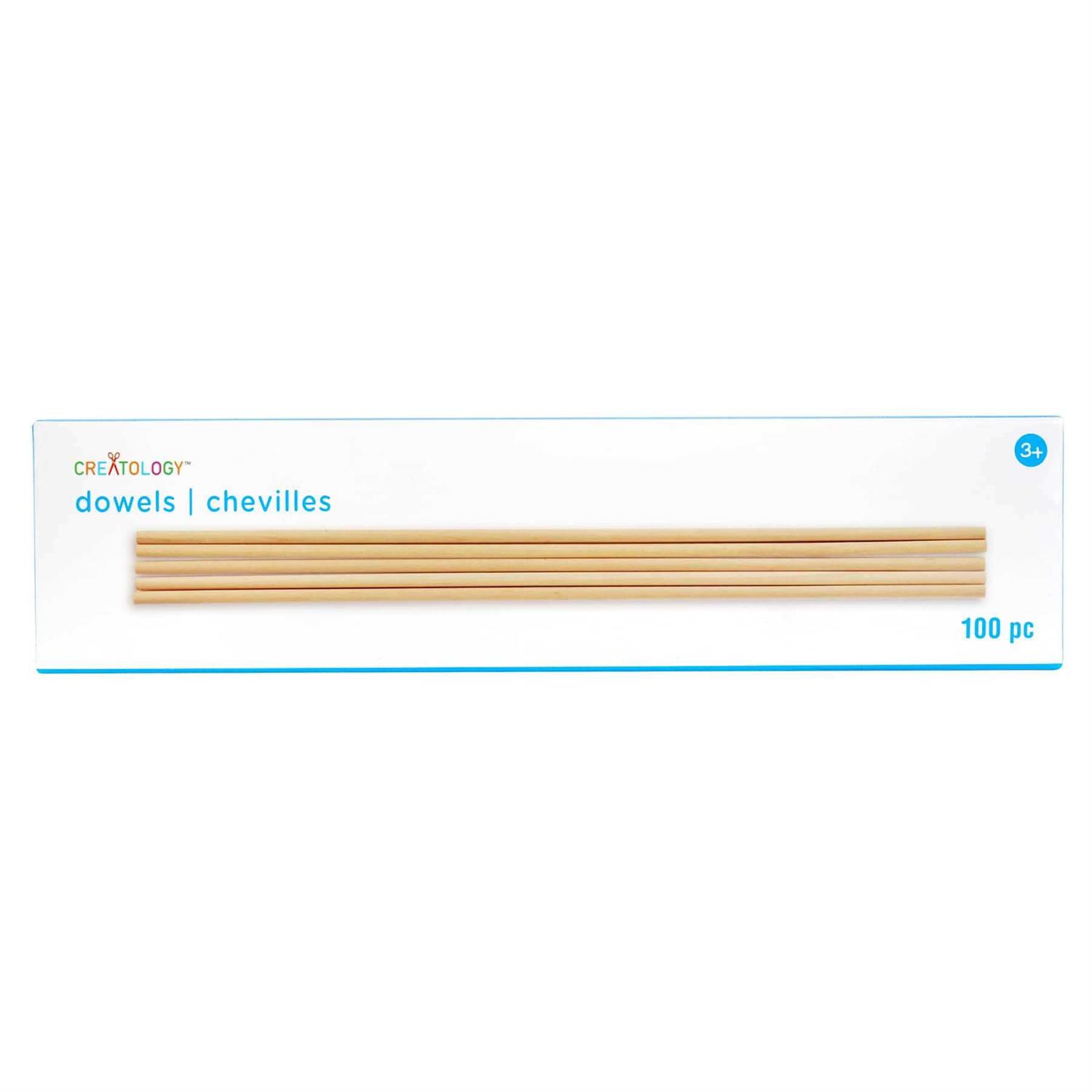 Wooden Dowel Dods Wood Dowels 12 Round Wooden Sticks For Crafts, Macrame Dowel, Unfinished Hardwood Sticks For Arts And Diyers - Mrs Treak