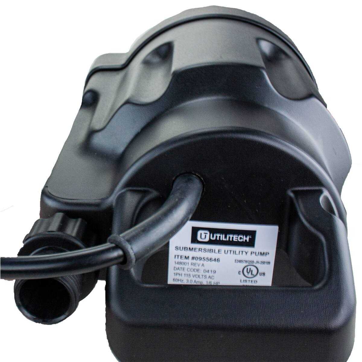 Utilitech .5-HP Cast Iron Electric Utility Pump 148007 - MT - Mrs Treak