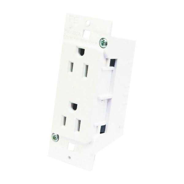 US Hardware E-102C Duplex Receptacle - MT - Mrs Treak