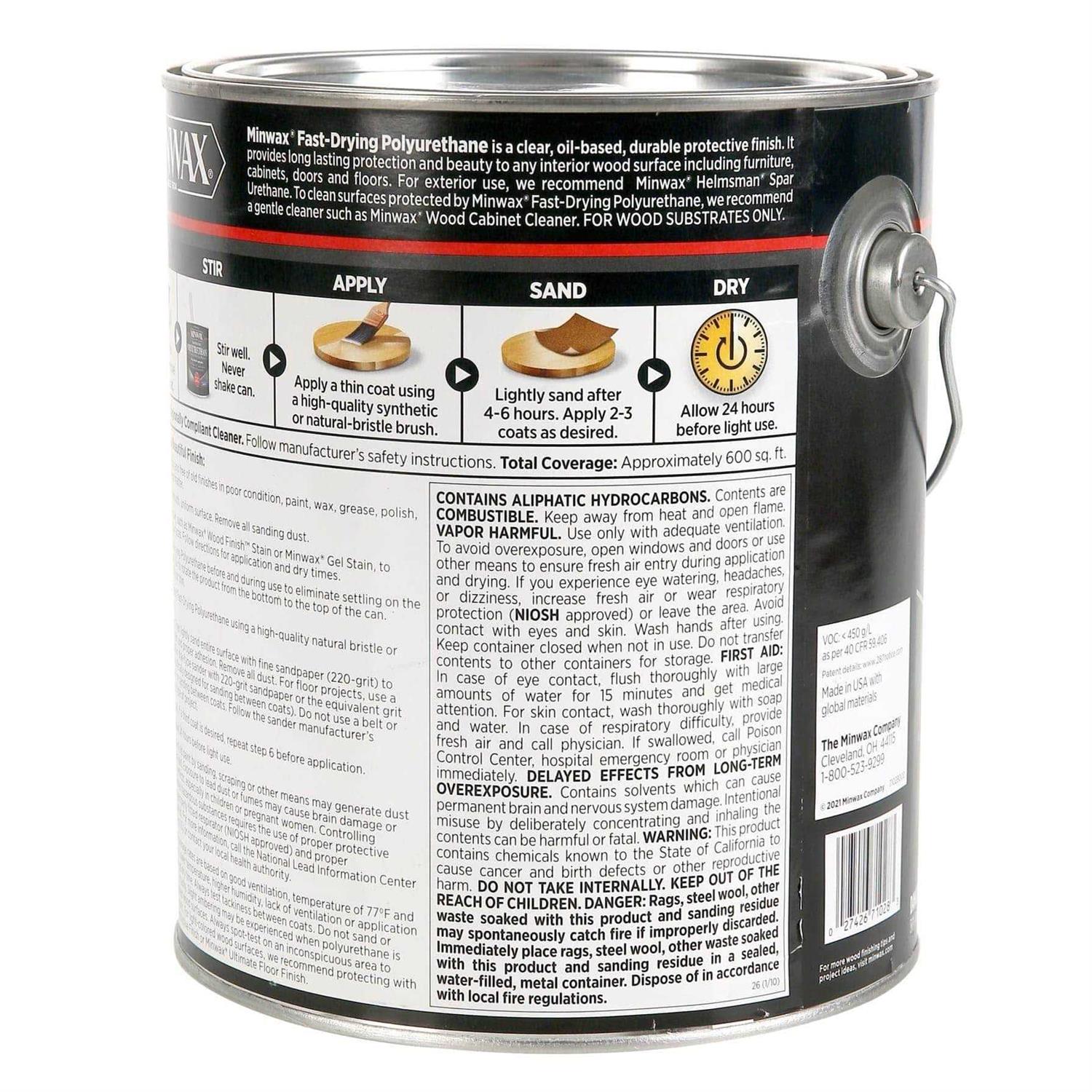 MINWAX Fast Drying Polyurethane - MT - Mrs Treak