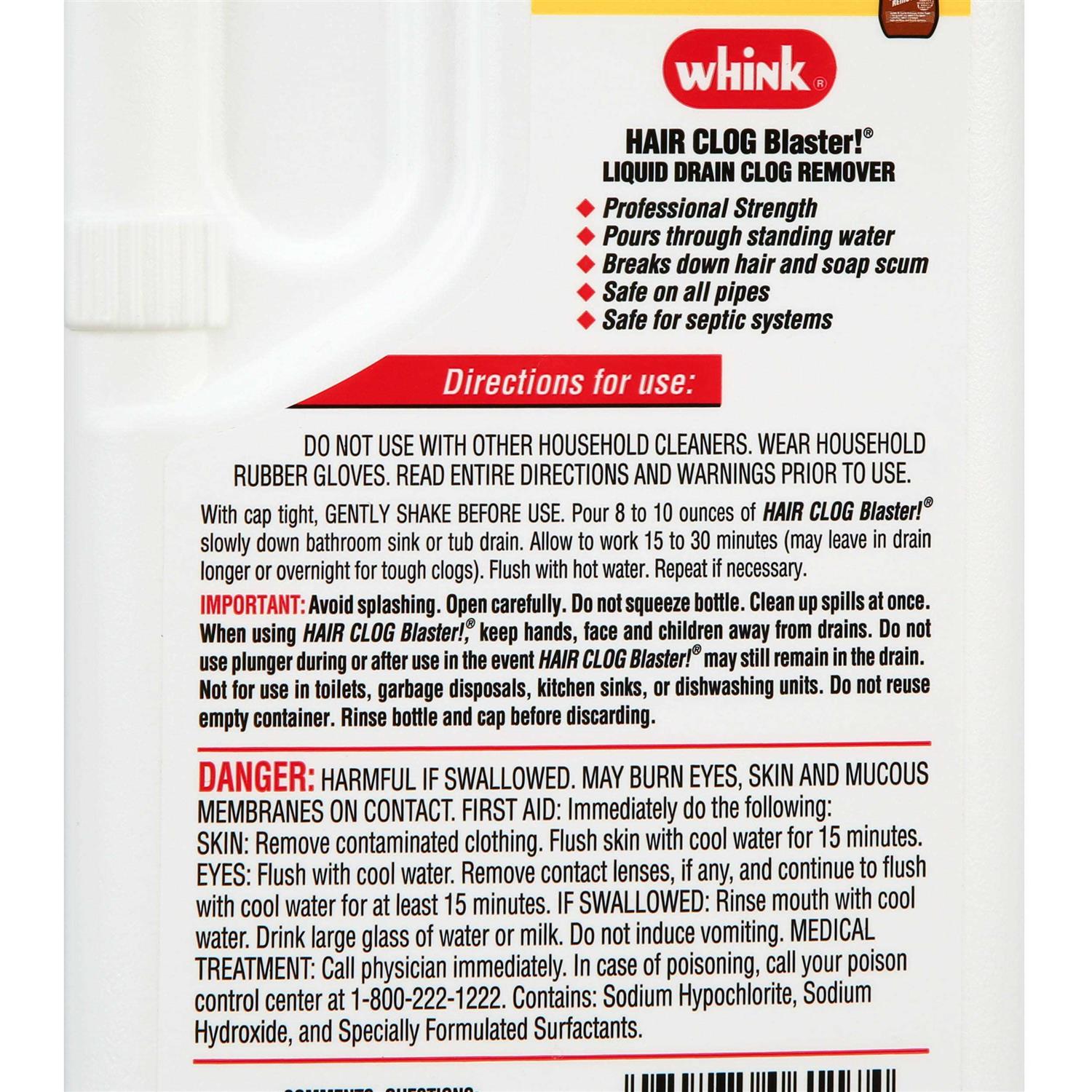 Whink 349944 Rust Stain Remover Foaming Spray 24 Oz - MT - Mrs Treak