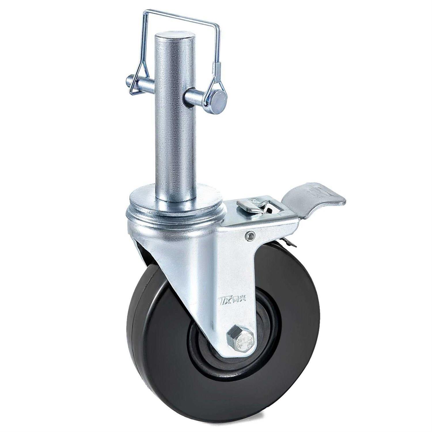 VEVOR 5 Scaffolding Swivel Caster with Dual Locking Stem JLTX13-5-4XJL32FGV0 - MT - Mrs Treak