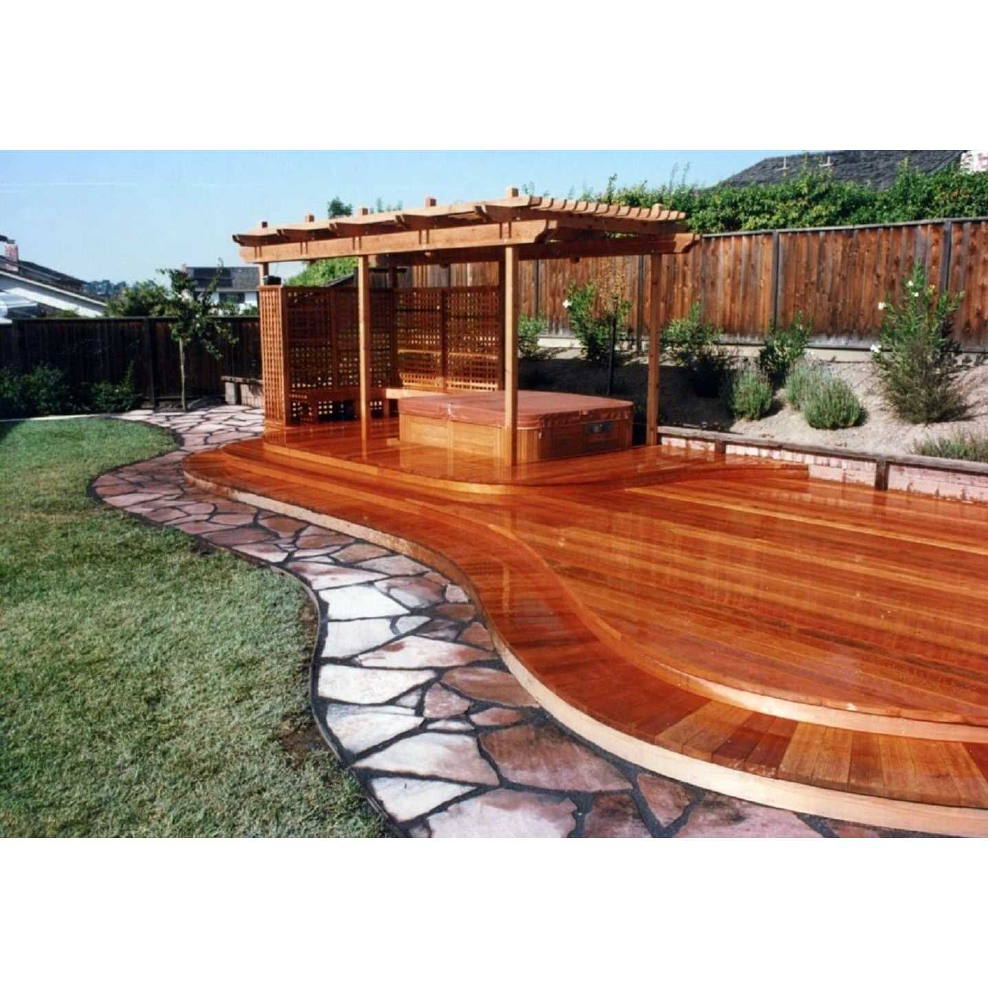 Lowe’s 2-in x 6-in x Redwood Green Deck Board - MT - Mrs Treak