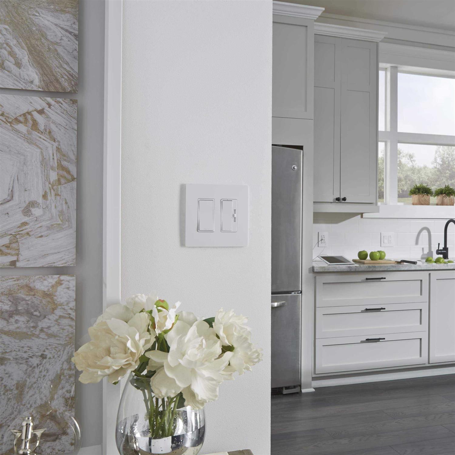 Pass & Seymour 3 Gang Recessed TV Media Box with Low Voltage Brush Insert TV3LVKITWCC2 - MT - Mrs Treak