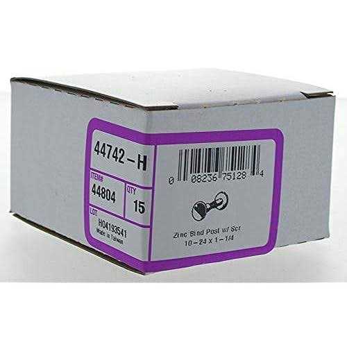 The Hillman Group 35242 Pan Head Square Drive Sheet Metal Screw 10 x 3/4 60-Pack,White - MT - Mrs Treak