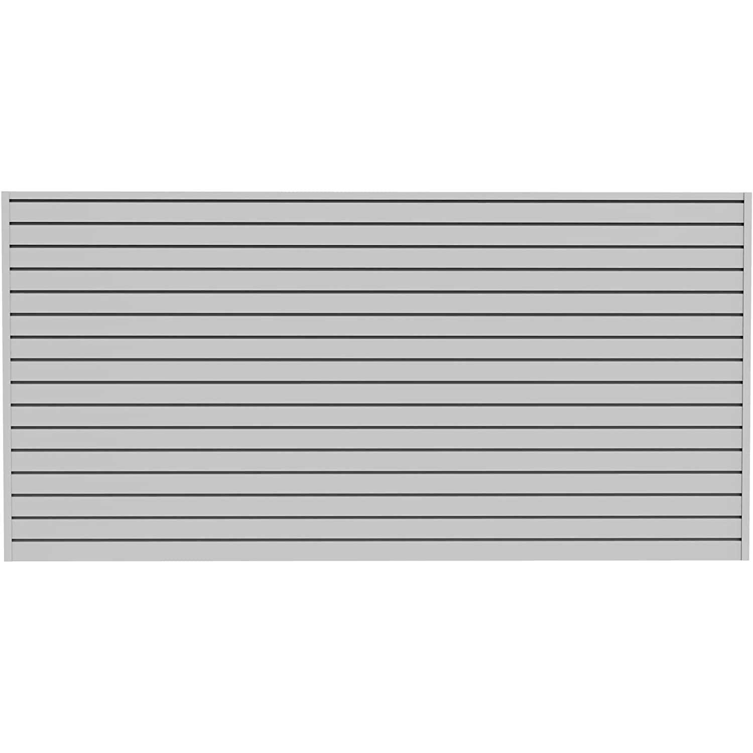 CrownWall Home 6 in. x 4 ft. Heavy Duty PVC Slatwall Organizer Panel Set - MT - Mrs Treak