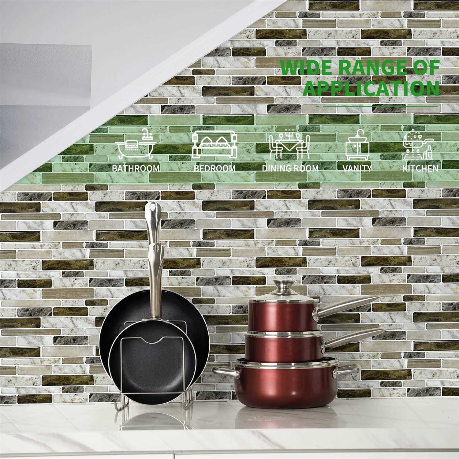 Longking Self-Adhesive Kitchen Backsplash - MT - Mrs Treak