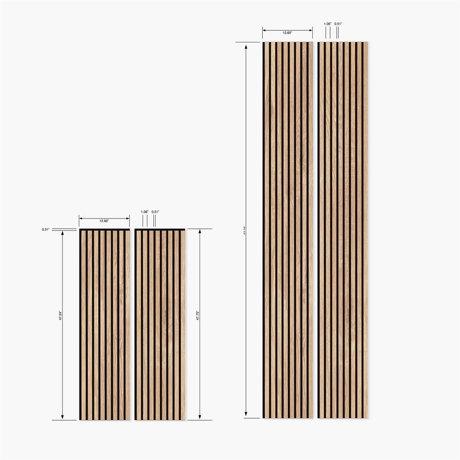 The Wood Veneer Hub Acoustic Slat Wood Wall Panels - MT - Mrs Treak