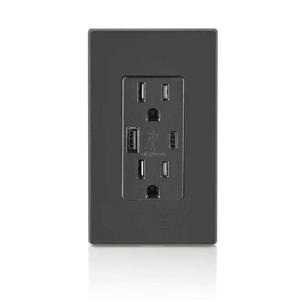 Leviton 15 Amp 125-Volt Self-Test Tamper Resistant GFCI Outlet - MT - Mrs Treak