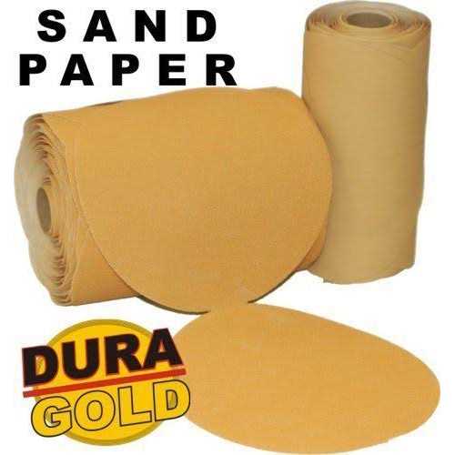 Dura-gold Grit 5 inch Green Film PSA Self Adhesive Stickyback Sanding Discs for DA Sanders - MT - Mrs Treak