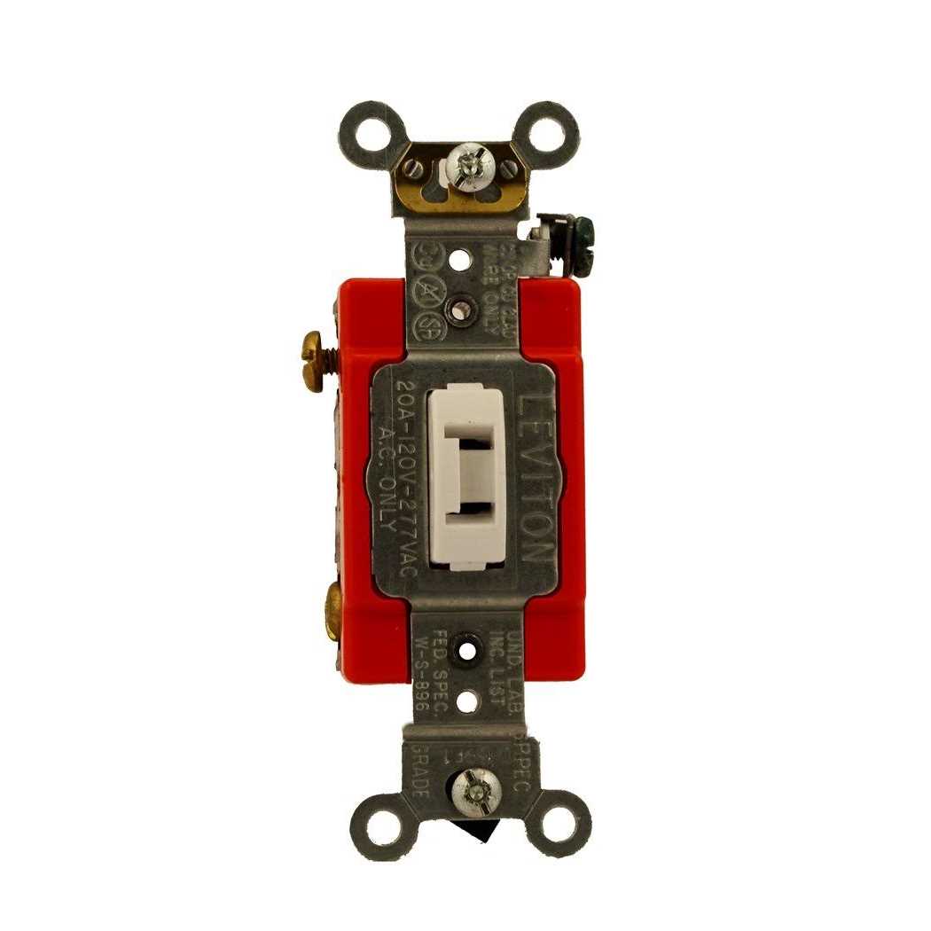 Leviton Single-Pole Toggle Switch 1221 - MT - Mrs Treak