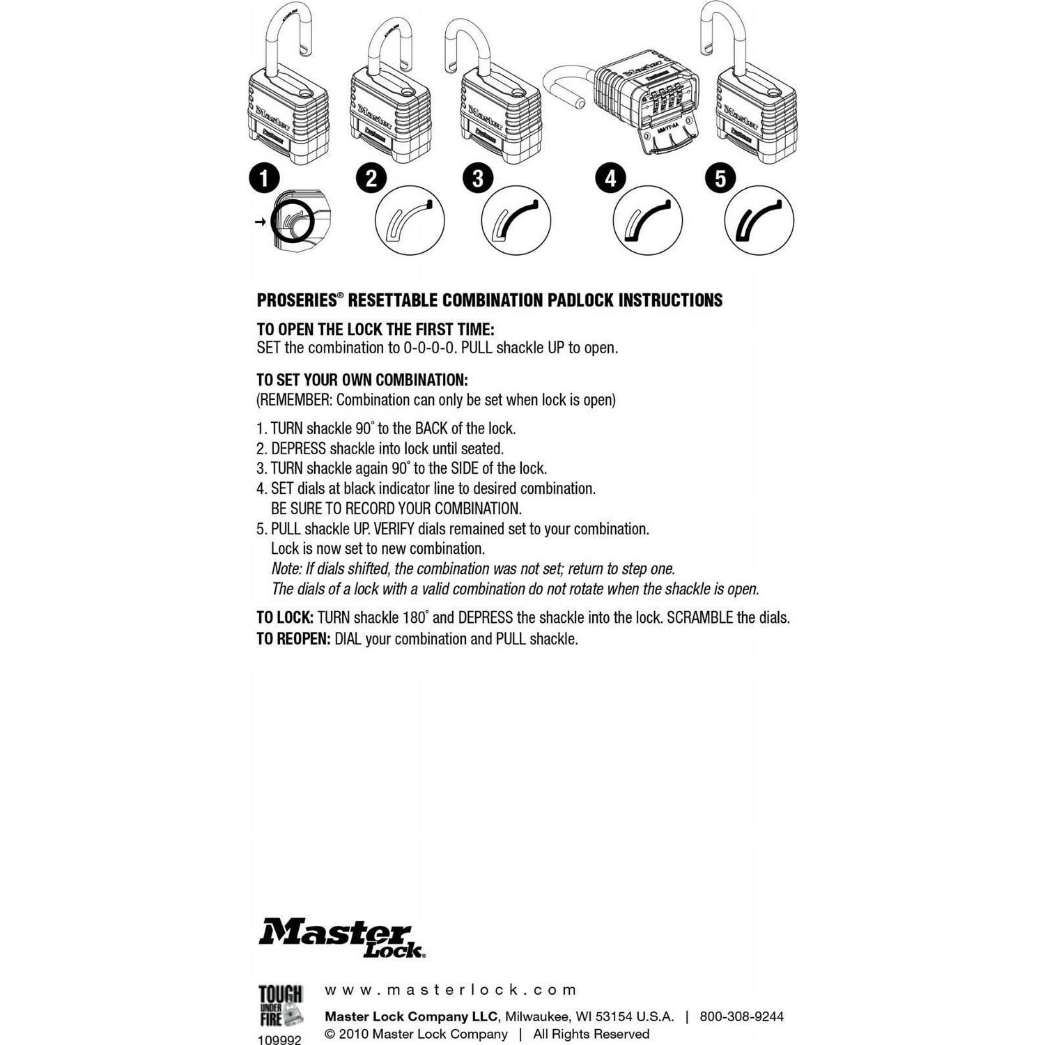 Master Lock 1-3/4 Covered Padlock - MT - Mrs Treak