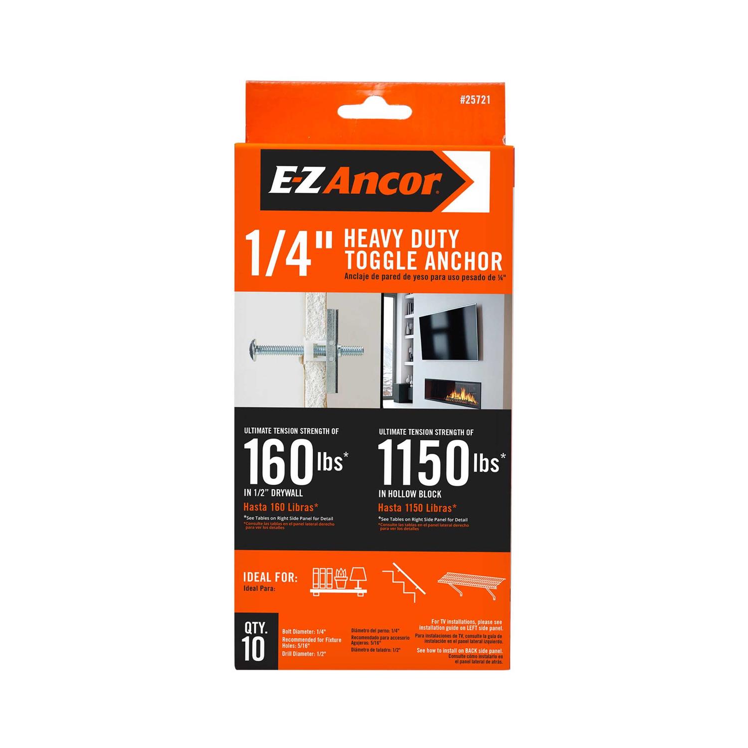 E-Z Ancor 25310 Drywall Anchor - MT - Mrs Treak
