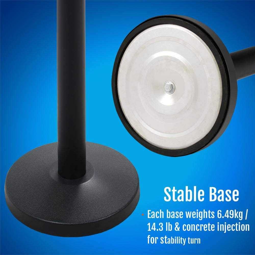 Yaheetech Retractable Belt Stanchion Set Crowd Control Stanchion Stanchion - Mrs Treak
